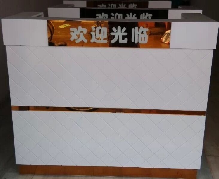 南昌收银台定制，欢迎光临收银台，南昌理发店收银台