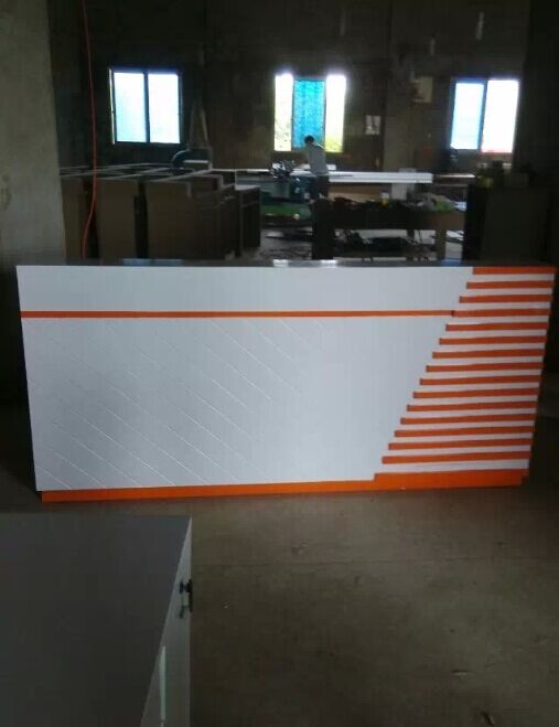 新余线条式收银台，多功能收银台定做厂家