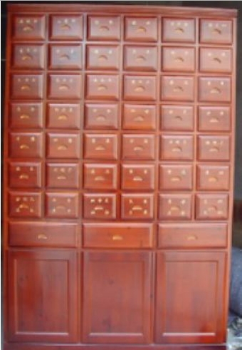 实木中药柜图片