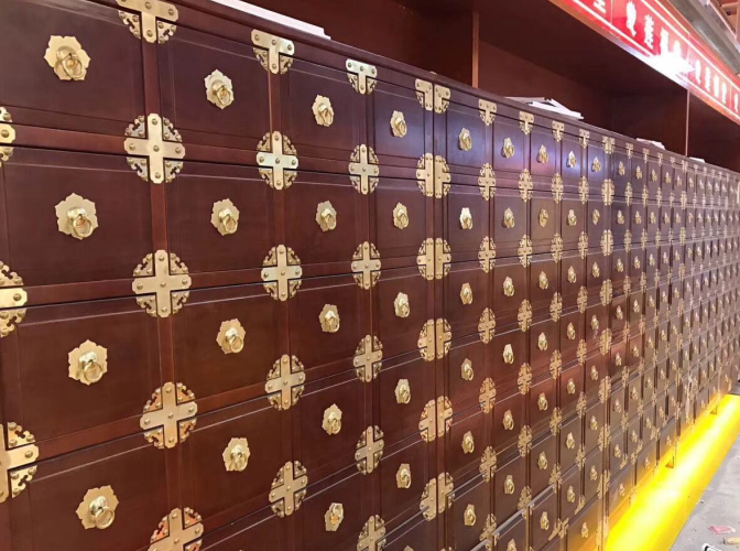 实木中药柜，防虫防鼠中药柜