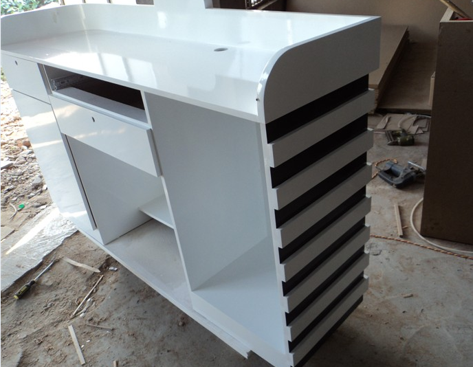 江西黑白相间收银台