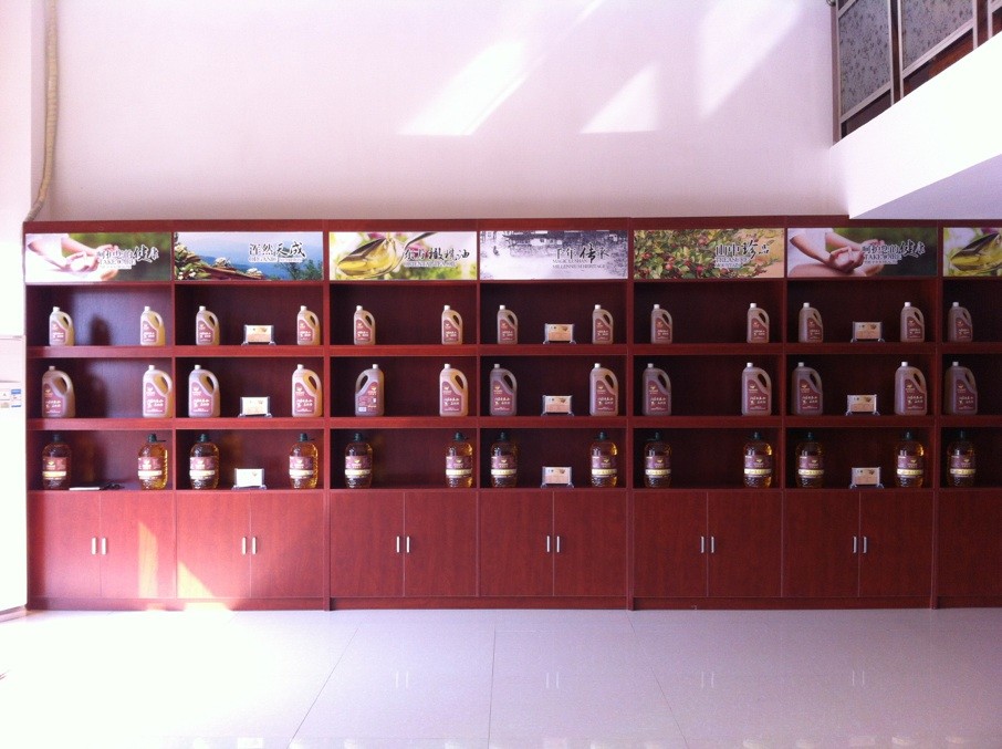 南昌粮油柜，正宗山茶油展示柜