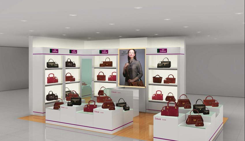 大型商场精品女包展柜