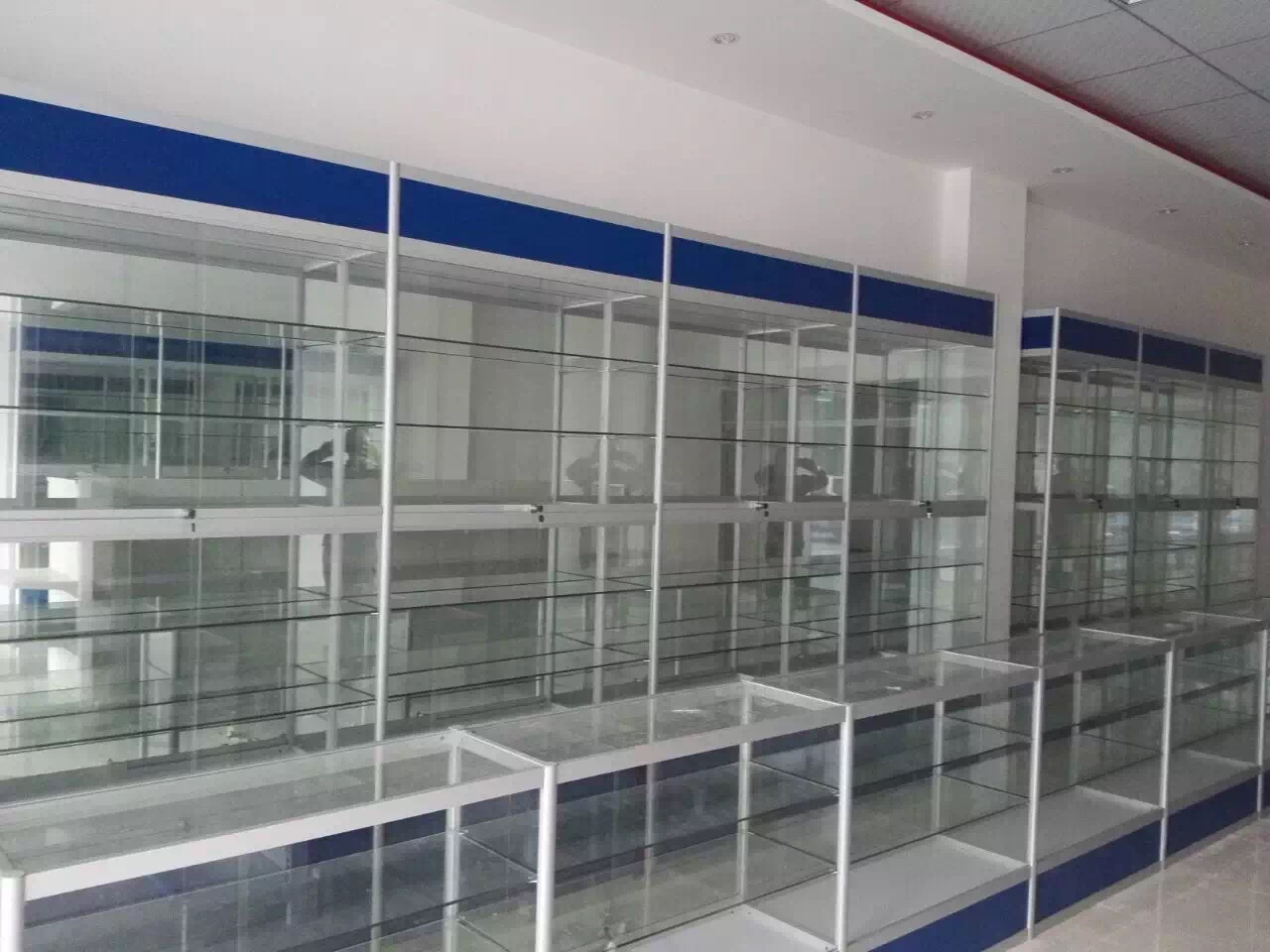 南昌铝合金玻璃柜，精品玻璃柜定做